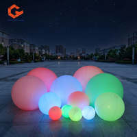 Ballons lumineux LED gonflables à vente chaude, ballons LED gonflables changeant de couleur avec télécommande pour la publicité extérieure