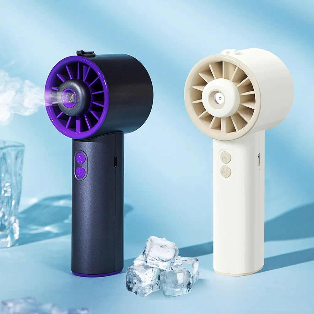 IMYCOO New Arrival Portable USB Cooling Handheld Mini Spray Mist Fan Hot Sales Wireless Rechargeable Water Misting Fan For Face