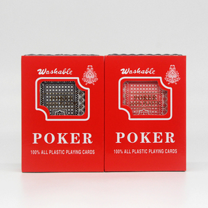 Professional Custom Playing Cards In Bulk 100% All Plastic Poker Playing Cards Waterproof Casino Club Poker Playing Cards