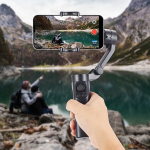 Estabilizador <span class=keywords><strong>de</strong></span> cardán <span class=keywords><strong>de</strong></span> 3 ejes sin aplicación para teléfono inteligente F5 Plus, palo Selfie portátil <span class=keywords><strong>de</strong></span> 3 ejes, cardán Youtuber Tiktok - Product Image 6