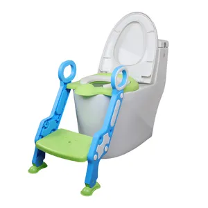 Allenatore di servizi igienici per bambini di vendita caldo con sgabello da viaggio sedile da viaggio per bambini scaletta vasino formazione
