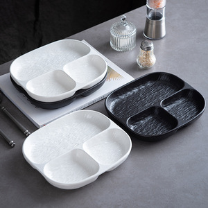Piatto in Ceramica con 3 Scomparti <span class=keywords><strong>per</strong></span> il Controllo delle Porzioni, Ideale <span class=keywords><strong>per</strong></span> la Gestione del Peso e una Dieta Sana - Product Image 1