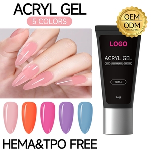 Nouvelle Arrivée Gel de Base en Acrylique Cristal Caoutchouc Vegan à Marque Privée, Gel Colle à Ongles Personnalisé, Vente Directe Fabricant - Product Image 1