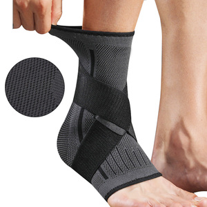 Manchon de cheville en tricot de nylon respirant personnalisé avec sangle de soutien par compression pour plus de confort et de commodité - Product Image 5