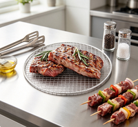 Vente en gros usine – Nouvelle feuille de cuisson jetable ronde en maille pour pizza, idéale pour les distributeurs automatiques
