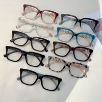 Lunettes de vue rétro unisexes de style nouveau, photochromiques, anti-lumière bleue, monture carrée, verres en PC, lunettes polyvalentes pour toutes les formes de visage