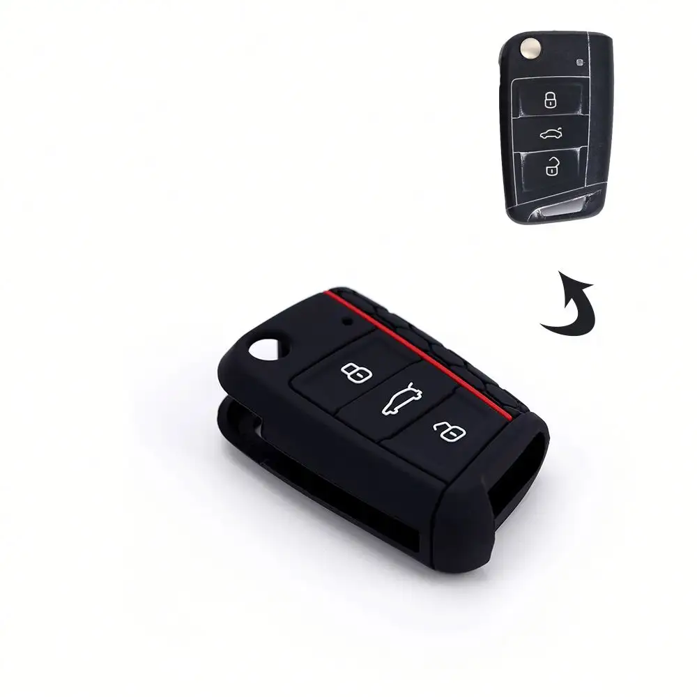 Автомобильные специальный силиконовый чехол для ключей автомобиля 3 кнопки дистанционного ключа автомобиля Защитная крышка для автомобильные аксессуары чехол