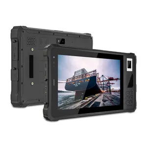 A80PT 8 Inch Biometric Fingerprint 4G LTE Android IP68 Rugged Tablet With Front NFC Reader