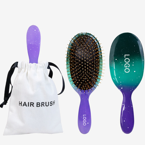 Épingles en métal en poils de sanglier de l'Univers mystérieux Coussin d'air Superbe brosse à cheveux de luxe confortable avec boîte en papier <span class=keywords><strong>ou</strong></span> pochette en tissu - Product Image 4