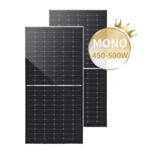 A Grade Mono 100W 200W 300W 450W 500W Full Black Solar Panels