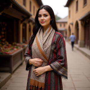 Sciarpa Triangolare Multifunzionale 60x135cm FULARES Sciarpe Tradizionali Scialle - Product Image 3