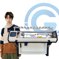 Machine à tricoter informatisée entièrement automatisée à grande vitesse avec 6 alimentateurs de fil de qualité industrielle pour la production de pulls à grande échelle