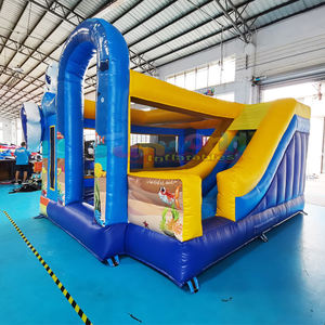 Castillo inflable Ocean World 6 en 1, combo de castillo inflable para fiestas al aire libre, castillos hinchables para niños - Product Image 2