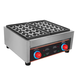 Macchina takoyaki per piastra singola/piastra doppia/piastra tripla tra cui scegliere macchine per snack grill antiaderente takoyaki maker