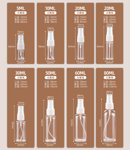 Tùy Chỉnh Nhãn 30Ml 50Ml 60Ml 80Ml 100Ml <span class=keywords><strong>120Ml</strong></span> 150Ml 250Ml 500Ml Phun Chai Rỗng Trong Suốt Rượu Pet Nhựa Phun Chai - Product Image 4