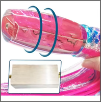 Nouveau leurre de pêche en mer profonde pour thon, marlin, wahoo, tête en résine haute transparence, jupe de poulpe, 12,8 pouces, 9,6 oz