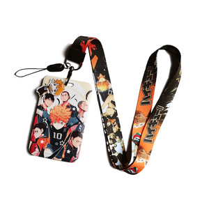 Porte-cartes de bus, cordon de téléphone et porte-clés Haikyuu <span class=keywords><strong>Hinata</strong></span> Shoyo, très populaire pour cartes de repas universitaires - Product Image 5