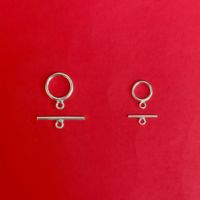 Vente en gros usine – Fermoir OT plaqué or 18 carats en argent sterling 925 (8/9/10/12 mm) pour la fabrication de colliers et bracelets DIY