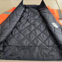 Veste de sécurité routière haute visibilité avec logo personnalisé, capuche amovible, coupe-vent, uniforme de chantier, veste longue