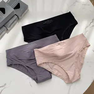 120 Thread Count High Density Soft modal briefs comfortable high rise thong T-string panties high quality panty Korea