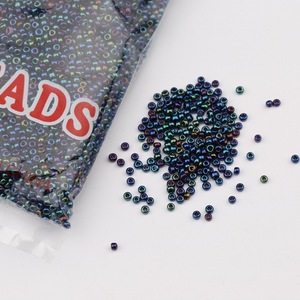 High Quality 450g/bag 2mm Glass Seed <strong>Beads</strong> <strong>Round</strong> Gold Silver Plated Seed <strong>Beads</strong> Wholesale for Embroidery Jewelry Making Bulk - Product Image 5