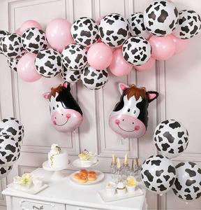 Palloncini per <span class=keywords><strong>feste</strong></span> di mucche palloncini per <span class=keywords><strong>feste</strong></span> di fattoria Set di palloncini in lamina di mucca per la decorazione della festa di compleanno del bambino - Product Image 3