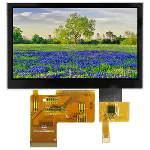 WF43VSIAEDNGA กำหนดเอง480*272 Winstar 480272 LCD ความสว่างสูง RGB 480x272จอแสดงผล TFT 4.3นิ้วพร้อม PCAP