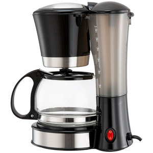 Cafetière à filtre entièrement automatique 5-10 tasses avec fonction maintien au chaud, boîtier en acier inoxydable, pour usage domestique et professionnel - Product Image 1