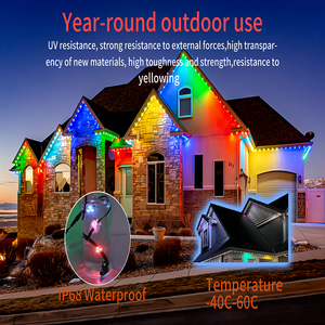 Luci a Punto RGBW Ws2811 100mm 12V IP68 per Decorazione Esterna Commerciale di Edifici, Luci LED a Medusa per Natale - Product Image 5