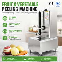 Commerciële automatische aardappel-appel-fruit schilmachine van roestvrij staal, groenteschilmachine, voedselverwerkingsmachine