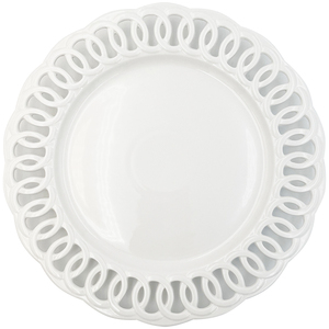 Assiettes de présentation en céramique blanches creuses, service de vaisselle décoratif pour mariage, restaurant, fête, assiettes de luxe personnalisées pour mariage - Product Image 6