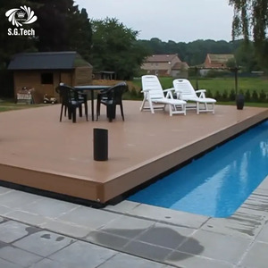 Couvercle de pont de <span class=keywords><strong>piscine</strong></span> coulissant automatique personnalisé pour <span class=keywords><strong>piscine</strong></span> SPA <span class=keywords><strong>en</strong></span> acier inoxydable et <span class=keywords><strong>bois</strong></span> pour enfants Télécommande - Product Image 1