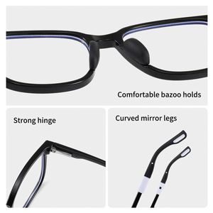 Gafas para Niños con Logotipo Personalizado, Monturas de Gafas Coloridas de Moda 2025 para Niños y Niñas, Gafas TR90 Cuadradas con Protección Contra la Luz Azul - Product Image 5