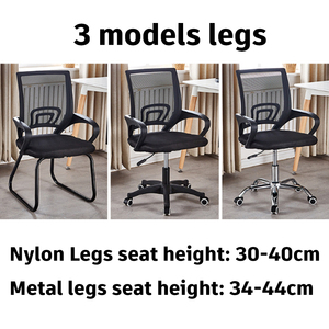 Silla de Oficina Ergonómica de Malla con Soporte Lumbar Ajustable y Giratoria para el Mercado de Exportación Global - Product Image 3
