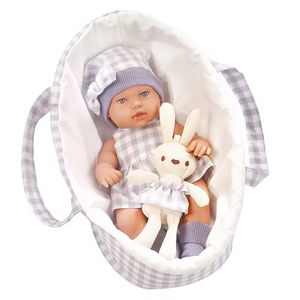 Muñeca Bebé Reborn Súper Realista de 12 Pulgadas con Set de Cuna, Vestidos para Fiestas, Simulación de Bebé, Muñeca Relajante para Jugar - Product Image 3