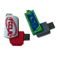 Carcasa USB hecha a medida, cubiertas USB OEM, unidad Flash USB de goma suave de PVC, regalos promocionales de PVC suave