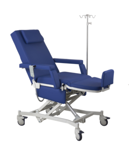 Yeni hasta merkezli tıbbi bakım rahat yapılandırılabilir ayar elektrikli hemodiyaliz diyaliz koltuğu ile ergonomik tasarım - Product Image 1