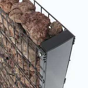 Clôture de jardin en maille pour ciment, boîte de gabions filetés en métal