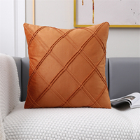 Housse de coussin simple pour salon, en polyester