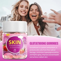 Gummies de collagène à marque privée, Gummies de collagène et glutathion pour éclaircir la peau, Vitamines C, D3, K2, Complément de collagène en bonbons gélifiés