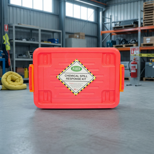 Compact SABER Chemical Spill Kit SC10-SK/CB 10 Liter with Clear Box Visibility Fast Neutralization Acid Base Solvent Leaks - Product Image 3