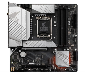 B660M กิกะไบต์ <span class=keywords><strong>AORUS</strong></span> Pro AX DDR4 LGA 1700 Micro ATX Motherboard-128GB MAX RAM Dual Channel Wi-Fi USB 3.0 DisplayPort - Product Image 2