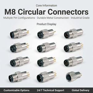 <span class=keywords><strong>Conector</strong></span> Circular Impermeable M8 de 4 Pines, <span class=keywords><strong>Conector</strong></span> Eléctrico IP67, Prensaestopas para Cable, <span class=keywords><strong>Conector</strong></span> <span class=keywords><strong>Ethernet</strong></span> RJ45 <span class=keywords><strong>M12</strong></span> - Product Image 6