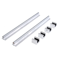 Soutien de L'axe Optique et Linéaire Lisse Tiges 8mm Rail D'arbre Chromé Glissière De Guidage