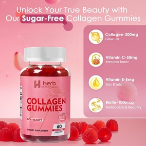 Gummies de collagène à marque privée OEM/ODM, produit de beauté multivitaminé pour la santé des cheveux, de la peau et des ongles, soutien anti-rides pour adultes - Product Image 6
