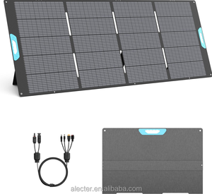 200W/400W Portable Foldable <b>Solar</b> <b>Panel</b> for Power Station, 23.5% High Efficiency <b>Solar</b> Charger with 5-in-1 Adapter <b>Cable</b> - Product Image 1