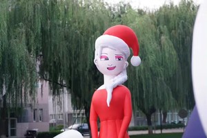 Tùy chỉnh bán thời trang Elsa Công Chúa vũ khí <span class=keywords><strong>Inflatable</strong></span> Balloon-không thấm nước Windproof tùy chỉnh kích thước cho quảng cáo - Product Image 6