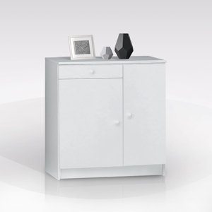 Mobilio Modulare Multiuso CM 77X34 H. 80 Bianco Opaco - Product Image 1