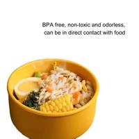 Boîte à lunch en silicone scellée, boîte bento, résistante à la chaleur, étanche, passe au lave-vaisselle, compartiments de conservation, grande capacité de rangement