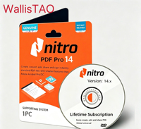 Wallis TAO24/7 Online Nitro PDF Pro 14, Tarjeta de Edición de PDF Original y Genuina de por Vida, con Garantía Integral